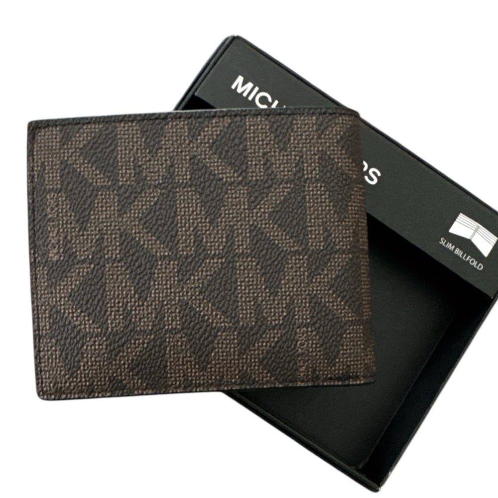 Michael Kors Jet Set Leather Bifold Wallet Brown